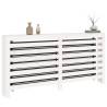 Radiator Cover White 169x19x84 cm Solid Pine - Stylish & Practical