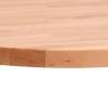 Round Solid Wood Beech Table Top Ø60x2.5 cm - Hipo Market