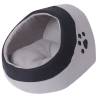 Cat Cubby Grey and Black L - Cozy Cat House - Hipo Market