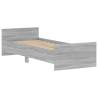 Bed Frame Grey Sonoma 75x190 cm - Stylish & Durable Design