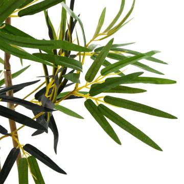 Artificial Bamboo Tree - 368 Leaves, 80 cm - Green