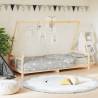 Kids Bed Frame 80x200 cm Solid Wood Pine Colour natural Size 80 x 200 cm 