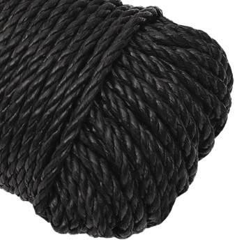 Work Rope Black 3mm 50m - Durable Polypropylene Rope