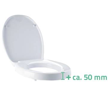 RIDDER Toilet Seat Soft Close Premium White - Easy & Comfortable