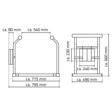 RIDDER Mobile Toilet Grab Rail - Safe & Independent Use