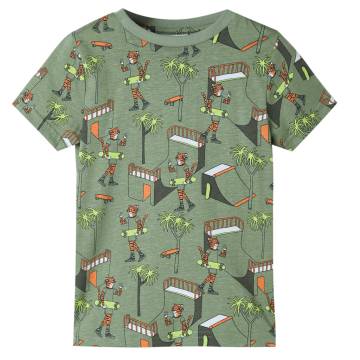 Kids' Short Sleeve Pyjamas in Light Khaki - Comfort & Style