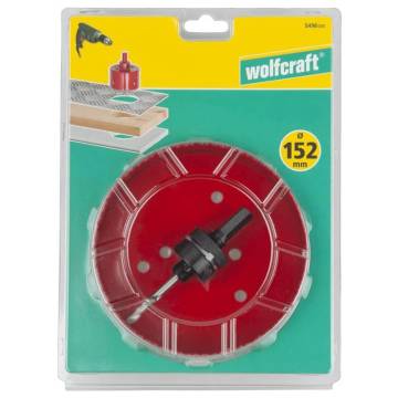 Wolfcraft Bi-Metal Hole Saw 152 mm - Versatile & Durable