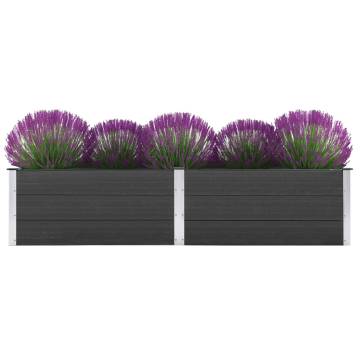 Garden Raised Bed 250x50x54 cm WPC Grey | Hipomarket