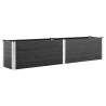 Garden Raised Bed 250x50x54 cm WPC Grey | Hipomarket