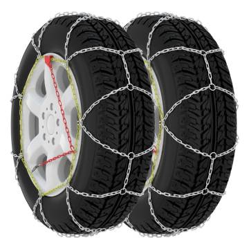 Car Tyre Snow Chains 2 pcs 9 mm KN80 – Enhanced Traction