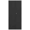 File Cabinet Black 90x40x200 cm Steel - Durable & Stylish Storage