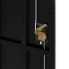 File Cabinet Black 90x40x200 cm Steel - Durable & Stylish Storage