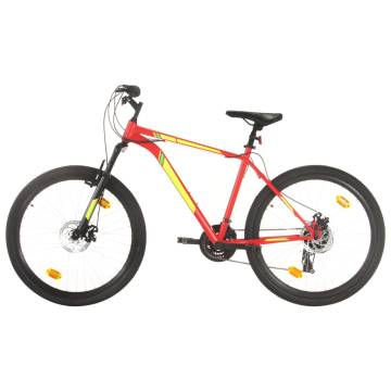 Mountain Bike 21 Speed 27.5 inch Wheel Red - Hipo Market