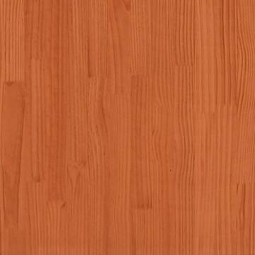 Senior Bed Wax Brown 120x200 cm - Solid Wood Pine | Hipo Market