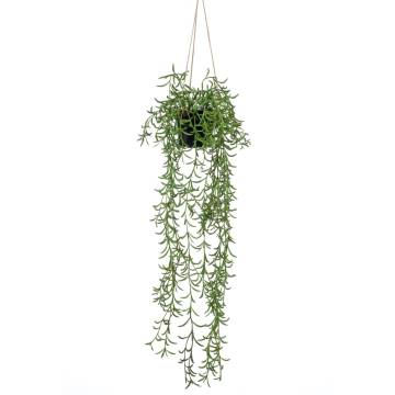 Emerald Artificial Senecio Hanging Bush - 70 cm | Hipomarket