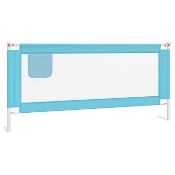 Toddler Safety Bed Rail Blue 200x25 cm | Hipomarket UK