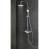 SCHÜTTE Overhead Shower Set with Tray AQUASTAR White-Chrome Colour white-chrome Quantity in Package 1 