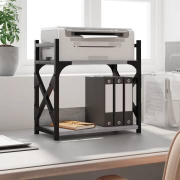 2-Tier Printer Stand Grey Sonoma | Organise Your Workspace