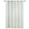 Blackout Velvet Curtain Cream 290x245 cm - Stylish & Functional