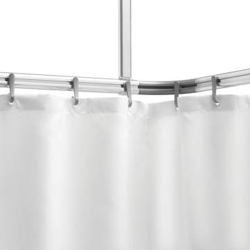 Sealskin Easy-Roll Shower Curtain Rail Set - Matte Aluminium