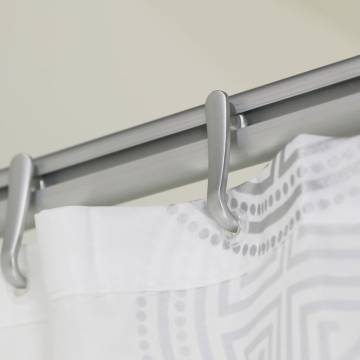 Sealskin Easy-Roll Shower Curtain Rail Set - Matte Aluminium