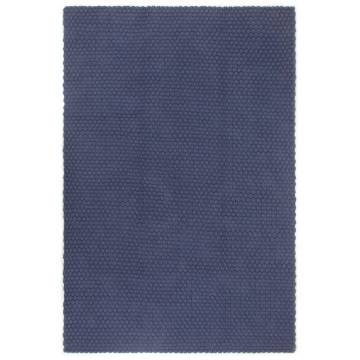 Navy Blue Cotton Rug 180x250 cm - Soft & Stylish