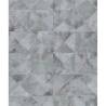 Noordwand Wallpaper Topchic Graphic Shapes Facet Metallic Grey Colour grey Size 10 m Quantity in Package 1 