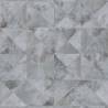 Noordwand Wallpaper Topchic Graphic Shapes Metallic Grey