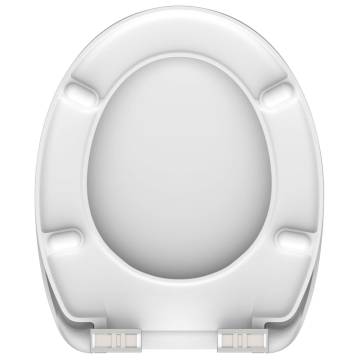 SCHÜTTE Industrial Grey Soft-Close Toilet Seat | Hipomarket UK