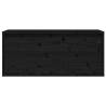 Black Wall Cabinet 80x30x35 cm - Solid Wood Pine | HipoMarket