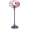 Avento Adjustable Basketball Stand Champion Shoot - Black, White, Red