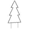 Christmas Light Decoration Tree - 80 LEDs, 60 cm | HipoMarket