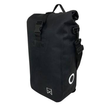 Willex Waterproof Bicycle Pannier 17L - Black | Hipomarket