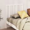 Bed Headboard White 81x4x100 cm Solid Wood Pine Colour white Size 81 x 100 cm Quantity in Package 1 