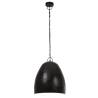 Industrial Hanging Lamp 25W Black Round E27 - Hipomarket