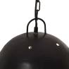 Industrial Hanging Lamp 25W Black Round E27 - Hipomarket