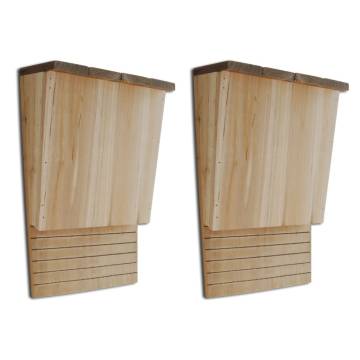 Set of 2 Bat Houses - Perfect Garden Shelters | HipoMarket