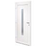 Front Door Anthracite 98x208 cm PVC - Secure & Stylish Entry