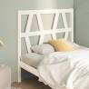 Stylish White Bed Headboard - Solid Pine 81x4x100 cm