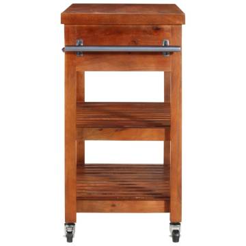 Vintage Kitchen Trolley - Solid Acacia Wood | Hipo Market