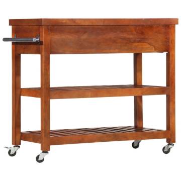 Vintage Kitchen Trolley - Solid Acacia Wood | Hipo Market