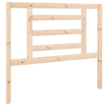 Stylish Solid Wood Pine Bed Headboard - 106x4x100 cm