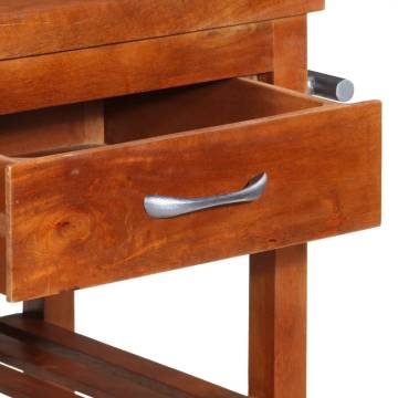 Vintage Kitchen Trolley - Solid Acacia Wood | Hipo Market