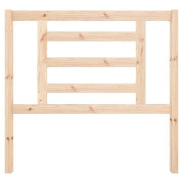 Stylish Solid Wood Pine Bed Headboard - 106x4x100 cm