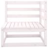 Garden Corner Sofas - Stylish White Solid Pine Set