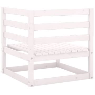 Garden Corner Sofas - Stylish White Solid Pine Set