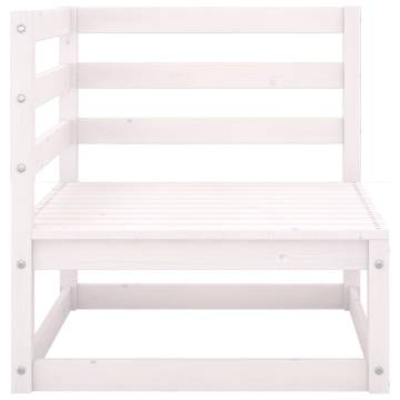 Garden Corner Sofas - Stylish White Solid Pine Set