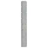 30 pcs Galvanised Steel Garden Fence Posts - 160 cm Silver