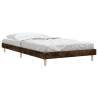 Smoked Oak Bed Frame 90x190 cm - Durable and Stylish