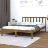 Bed Frame Honey Brown Solid Wood Pine 120x200 cm Colour honey brown Size 120 x 200 cm 